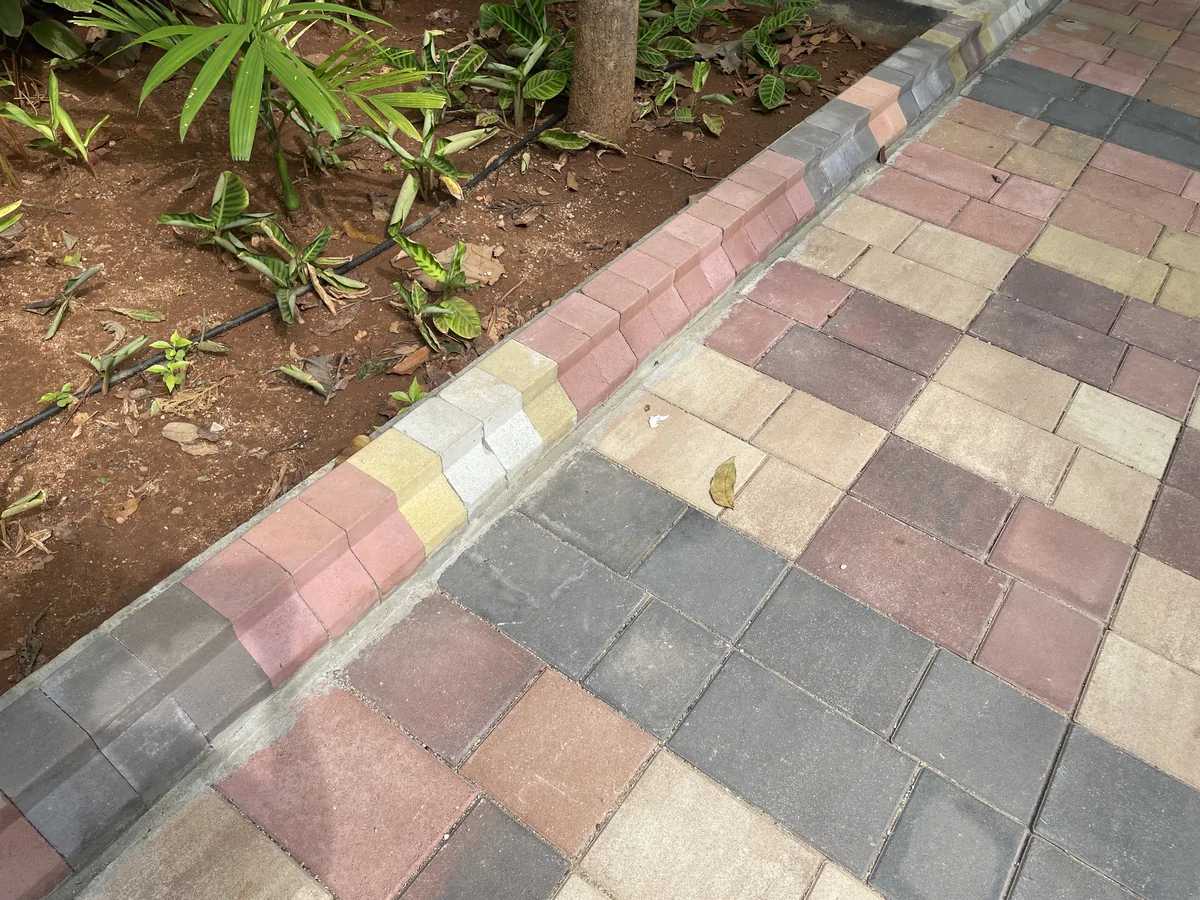 Eleganz & Garden Edging installed at Kaadgal Resort, Kanakapura