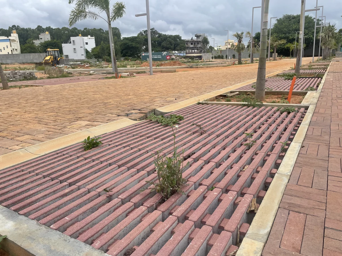Artline, Warwick, Mediterranean Cobble & Flush installed at Reliable Developers, Bengaluru