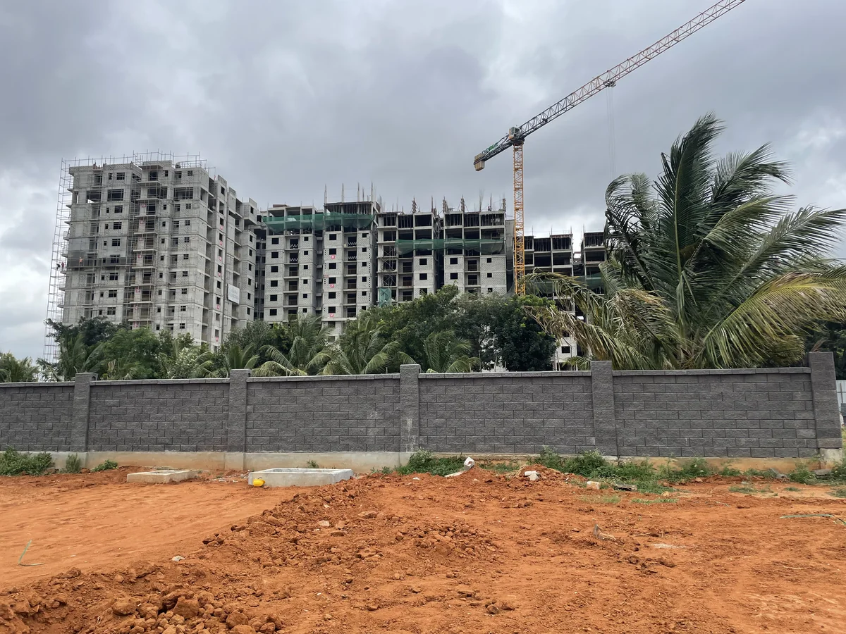 Allan Blocks Fence System @ Ruchira Villas, Bengaluru