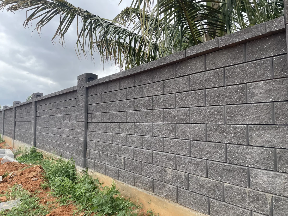 Allan Blocks Fence System @ Ruchira Villas, Bengaluru