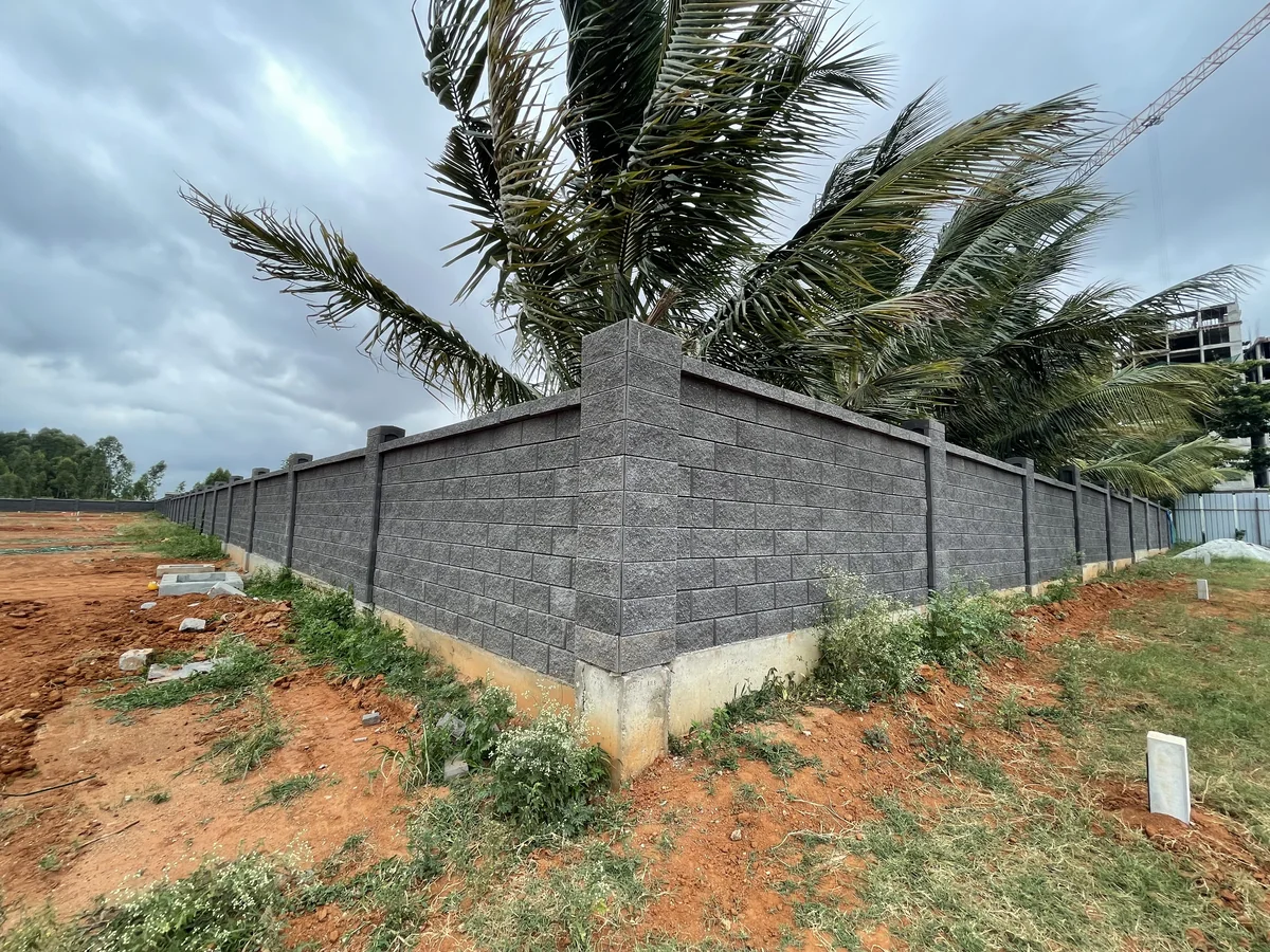 Allan Blocks Fence System @ Ruchira Villas, Bengaluru
