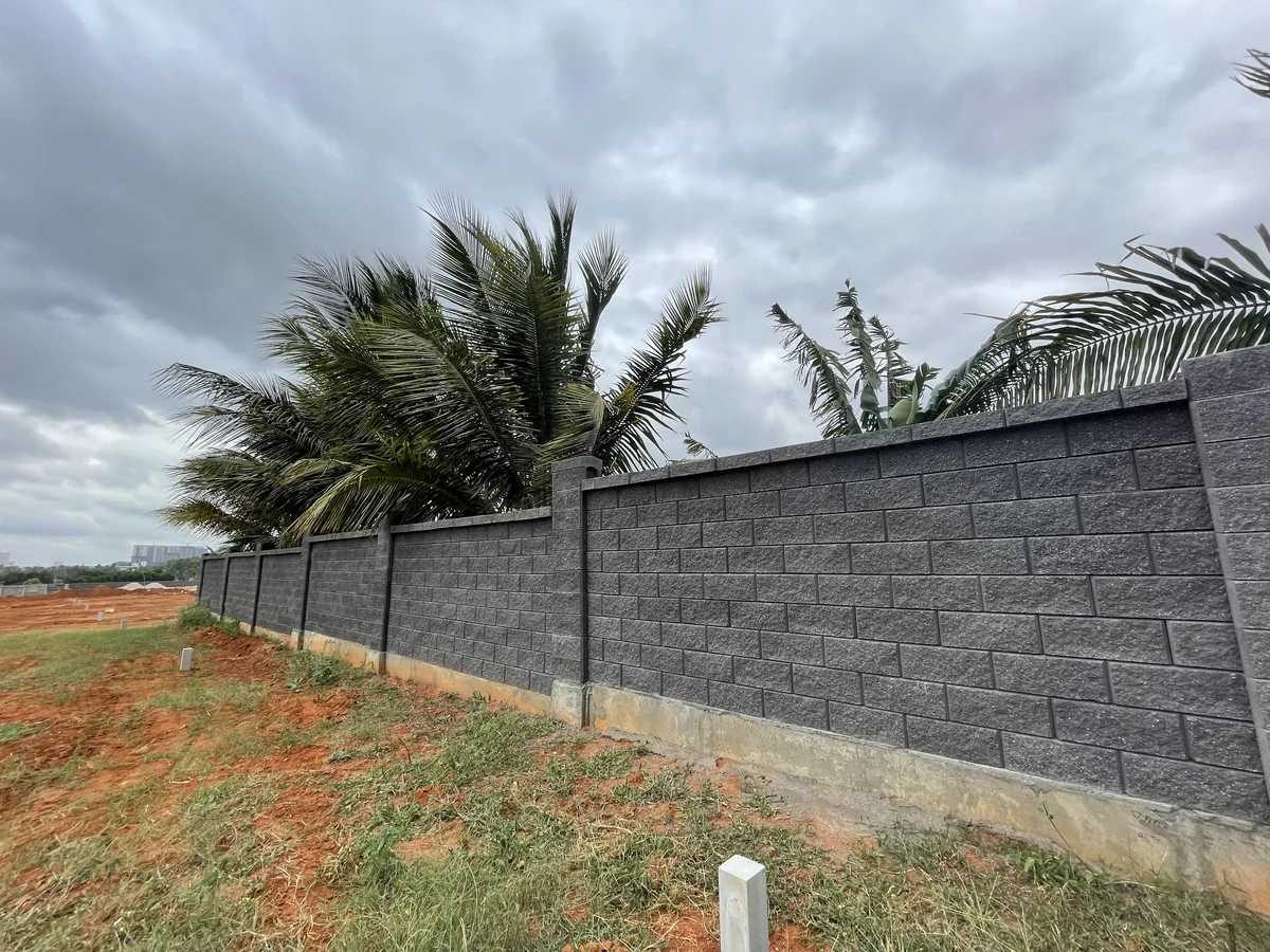 Allan Blocks Fence System @ Ruchira Villas, Bengaluru