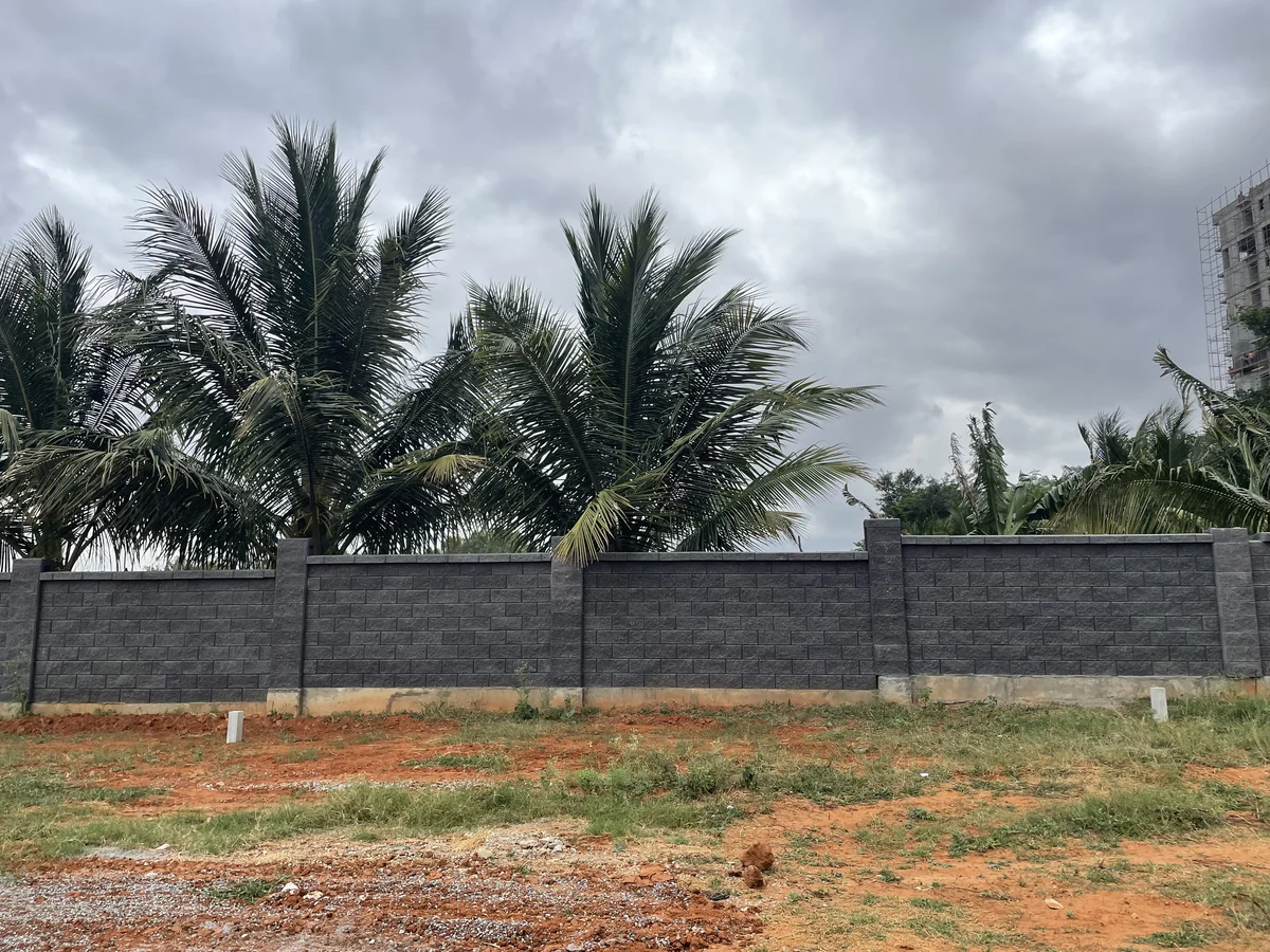 Allan Blocks Fence System @ Ruchira Villas, Bengaluru