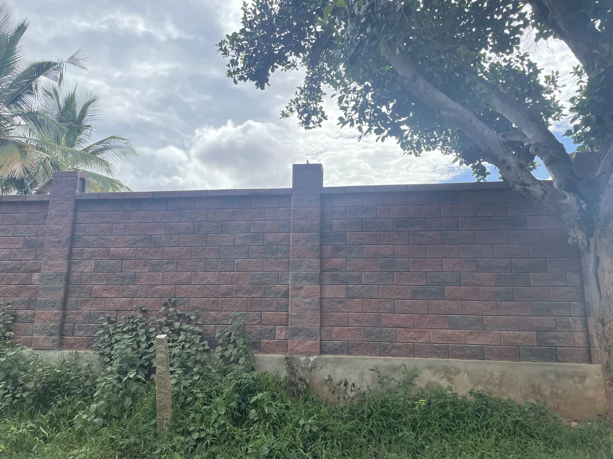 Fence Wall installed at Shivakumar Farmland, Bengaluru