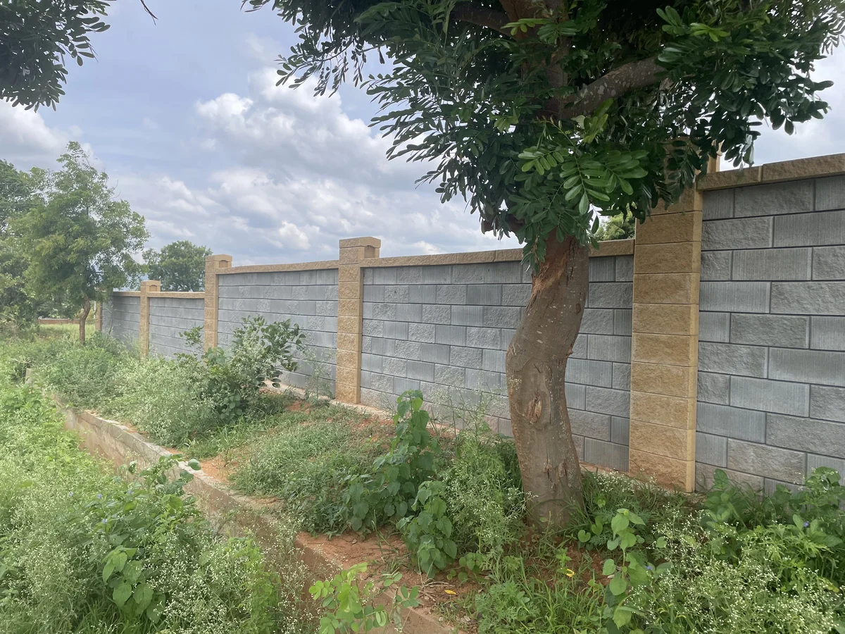 Fence Wall installed at Sumruddhi Eco Farms, Bengaluru
