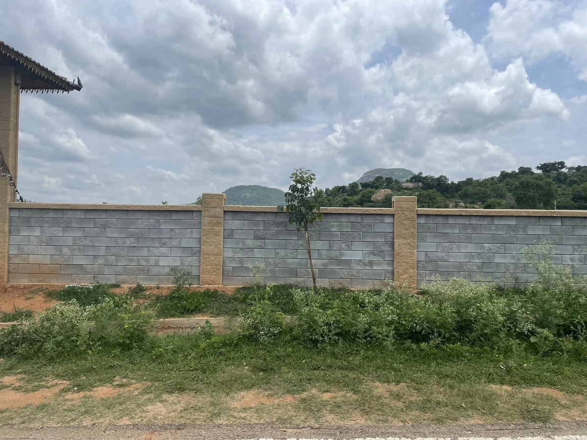 Fence Wall installed at Sumruddhi Eco Farms, Bengaluru
