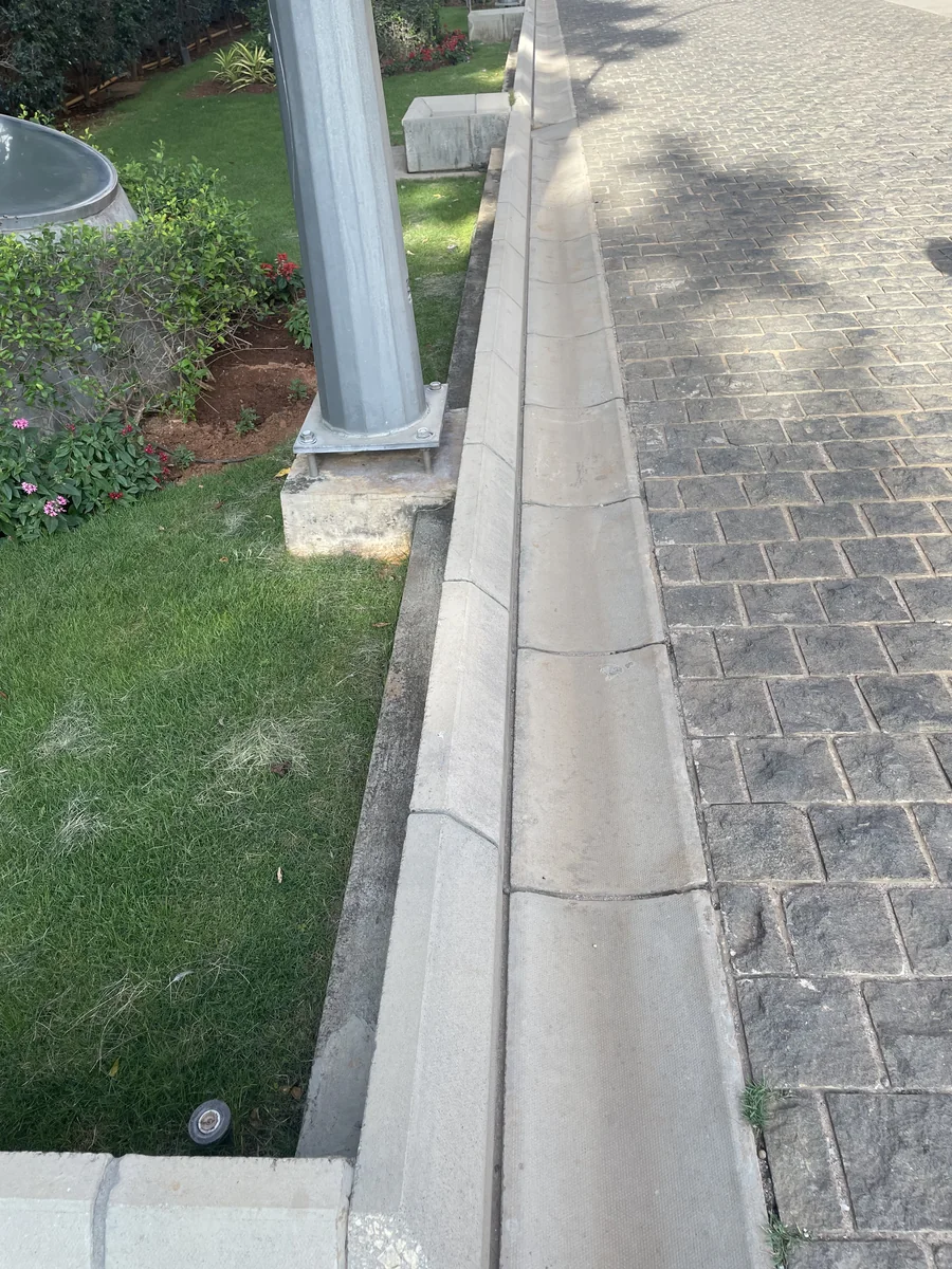 L-Shaped Kerb with Drain @ Total Environment The Magic Faraway Tree, Bengaluru