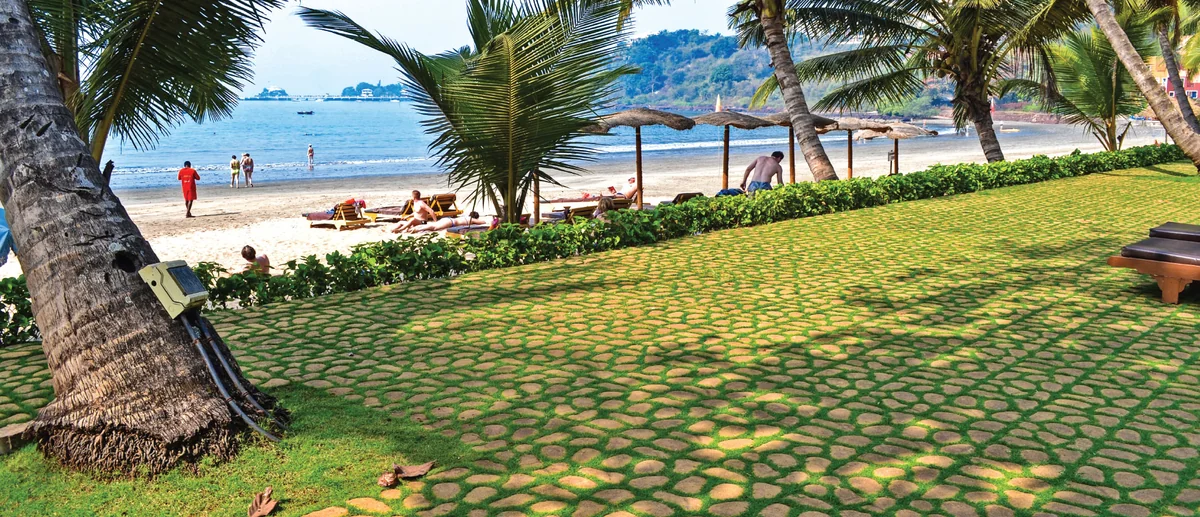 Pebble Beach installed at Taj Cidade, Goa