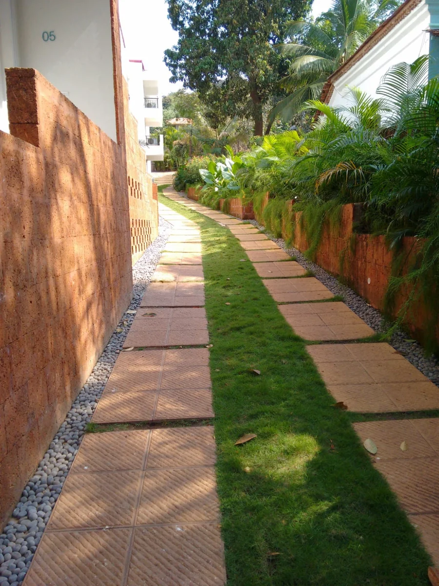 Tuscan Stone installed at Vianaar Constraints, Goa
