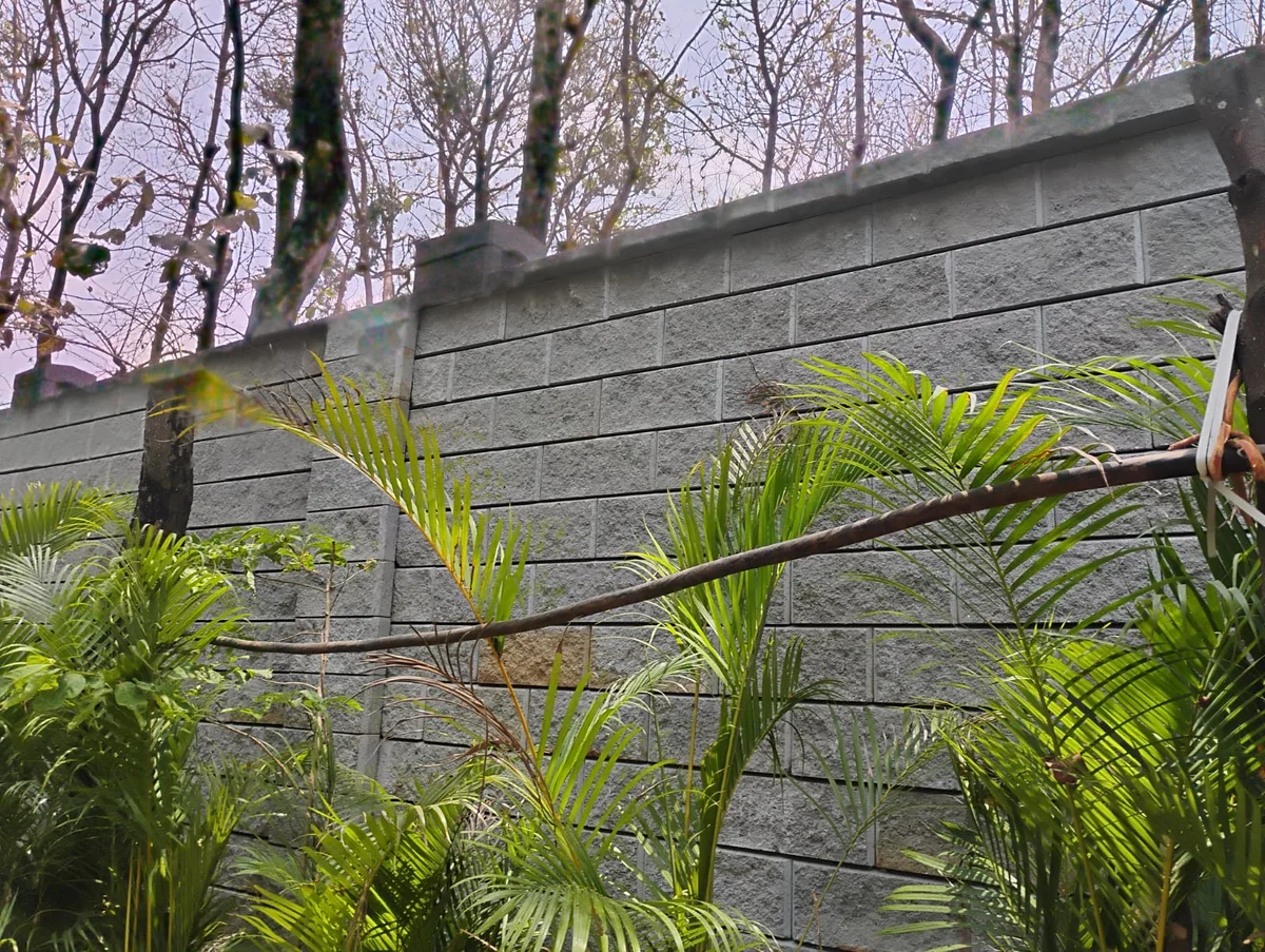 Allan Blocks Fence System @ Vistara Crop Holdings, Bengaluru