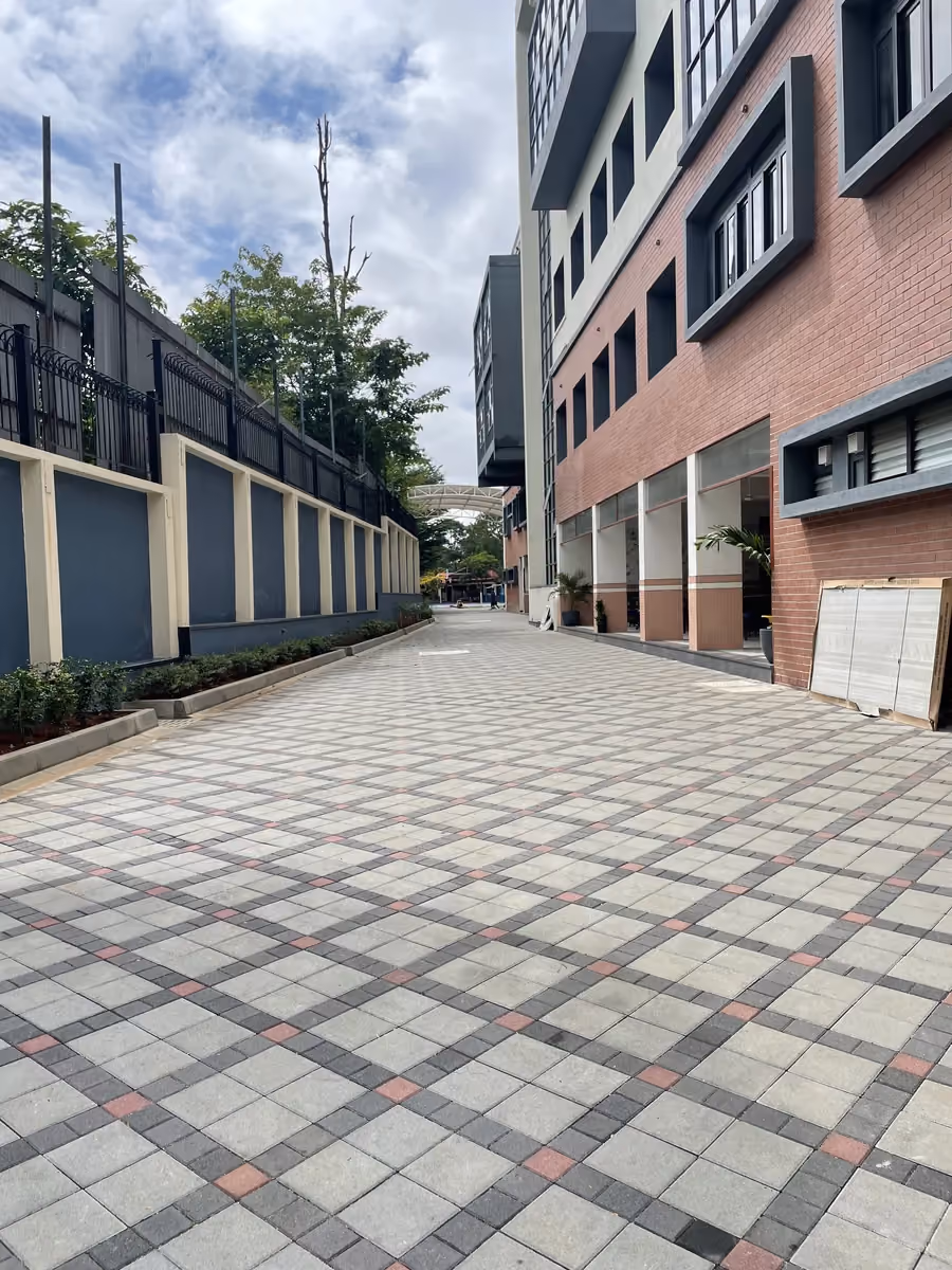 Concrete Cobble @ Kumarans School, Bengaluru