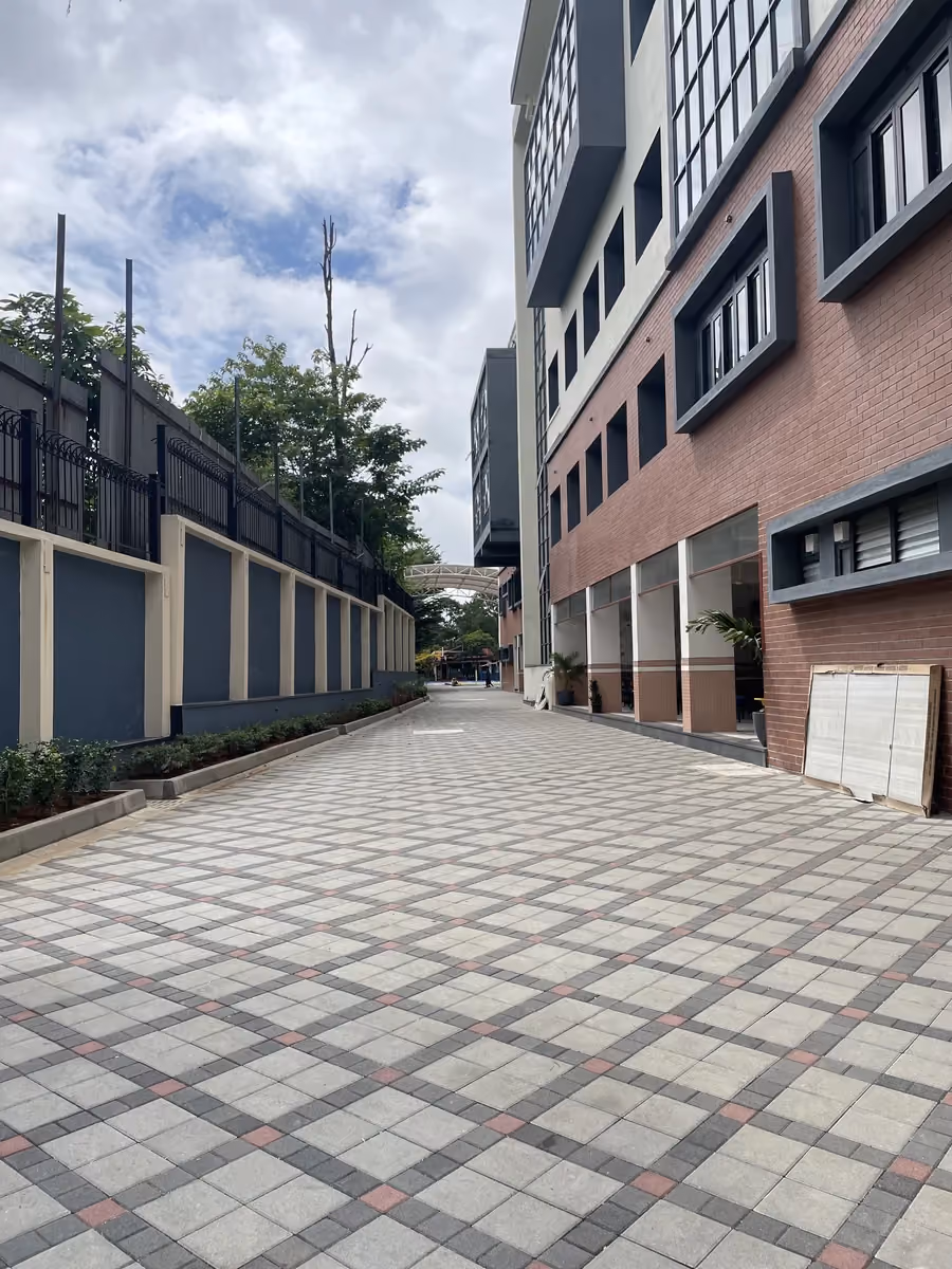 Concrete Cobble @ Kumarans School, Bengaluru