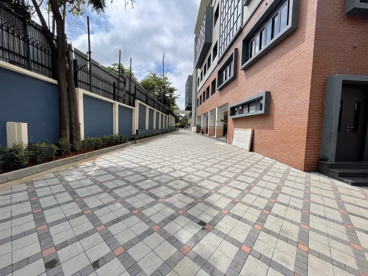 Concrete Cobble @ Kumarans School, Bengaluru