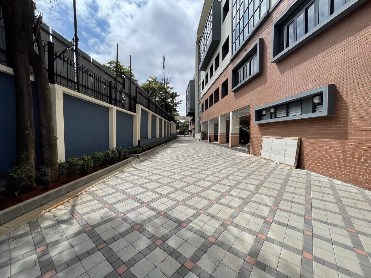 Concrete Cobble @ Kumarans School, Bengaluru