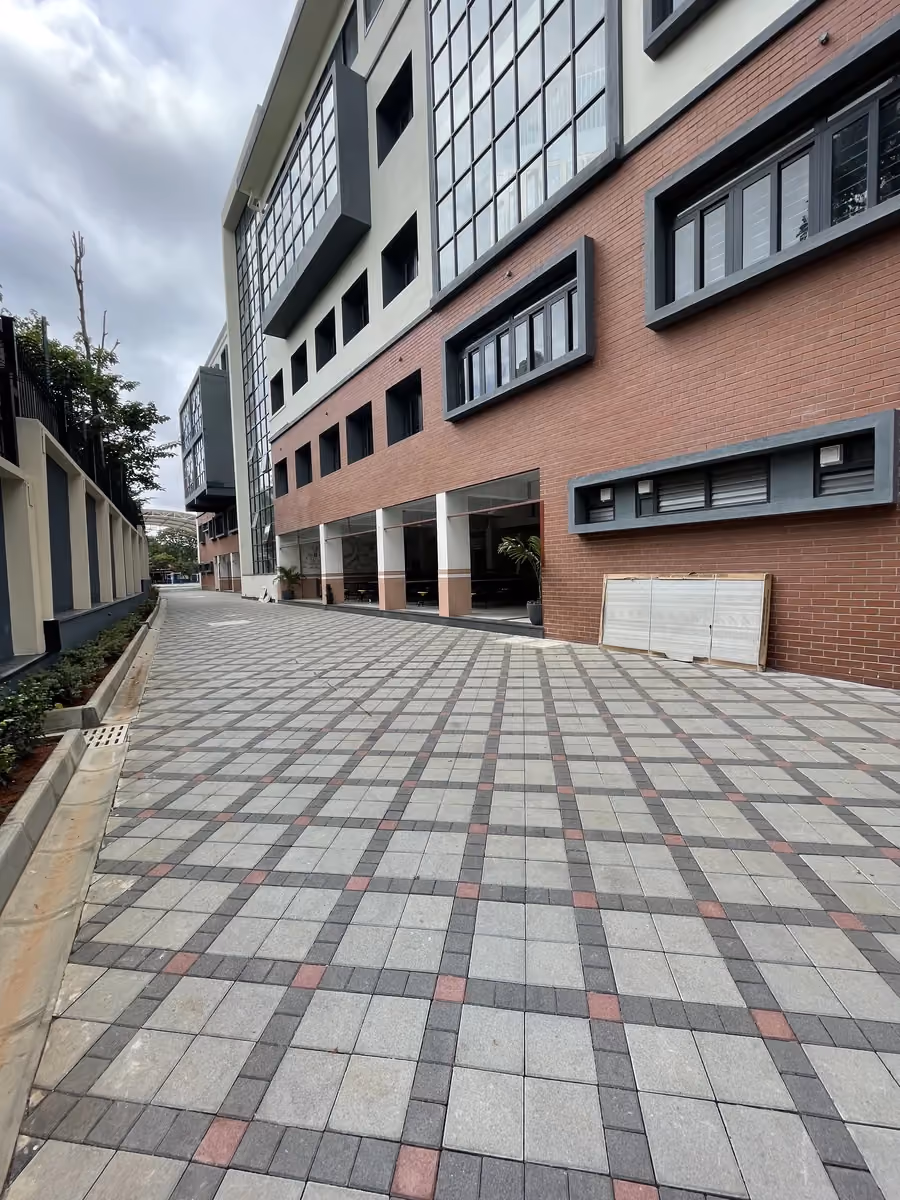 Concrete Cobble @ Kumarans School, Bengaluru