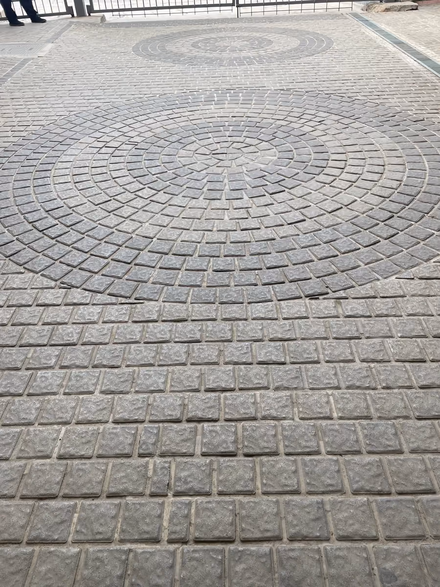 Concrete Cobble @ Mother Terassa School, Bengaluru