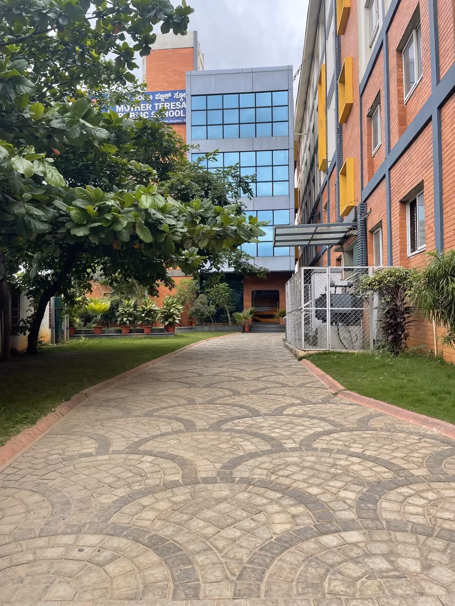 Concrete Cobble @ Mother Terassa School, Bengaluru