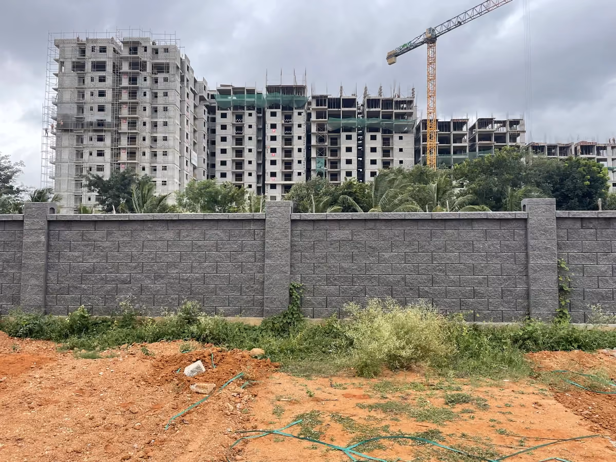 Allan Blocks Fence System @ Ruchira Villas, Bengaluru