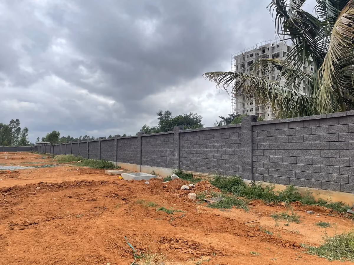 Allan Blocks Fence System @ Ruchira Villas, Bengaluru