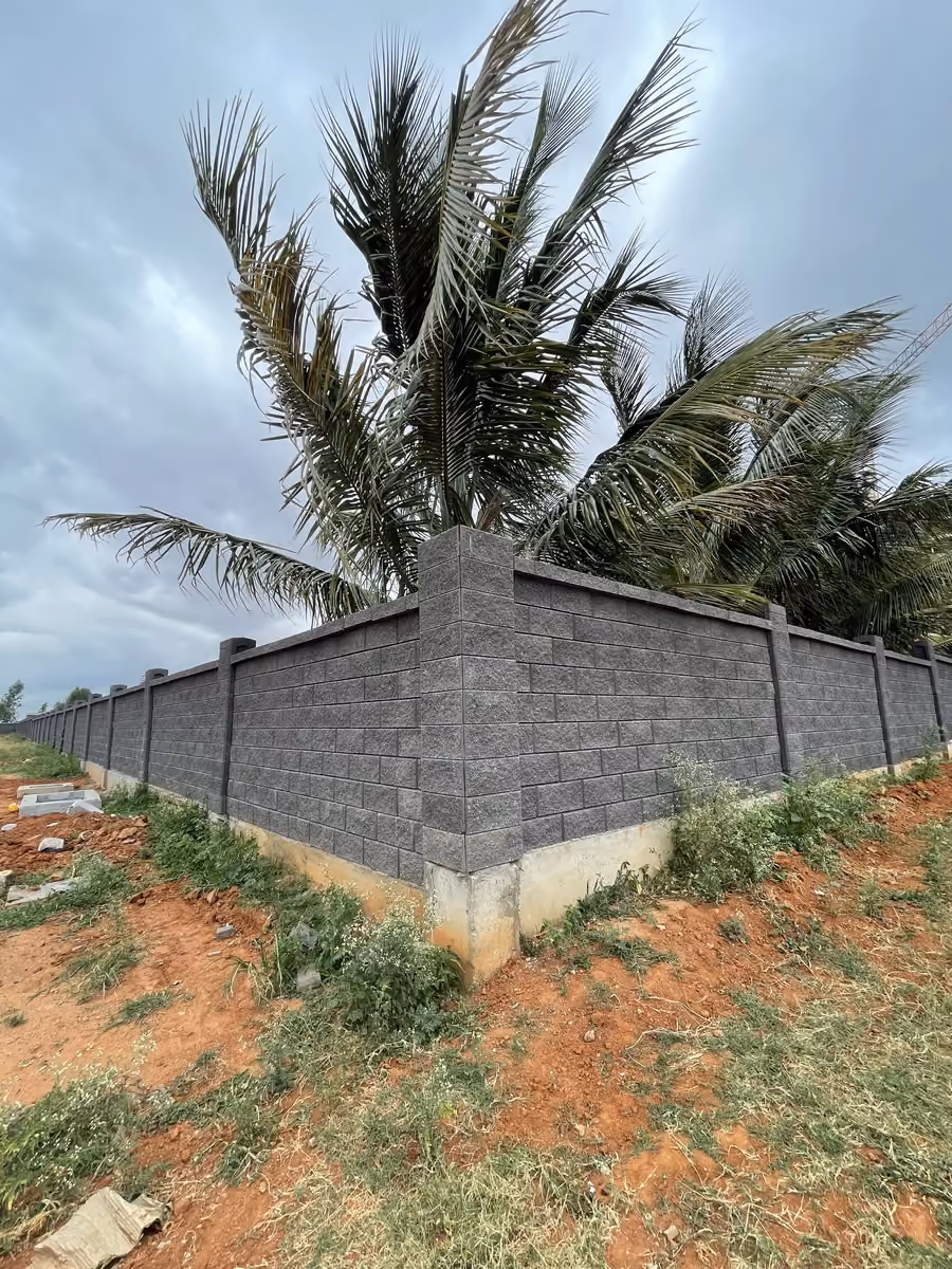 Allan Blocks Fence System @ Ruchira Villas, Bengaluru