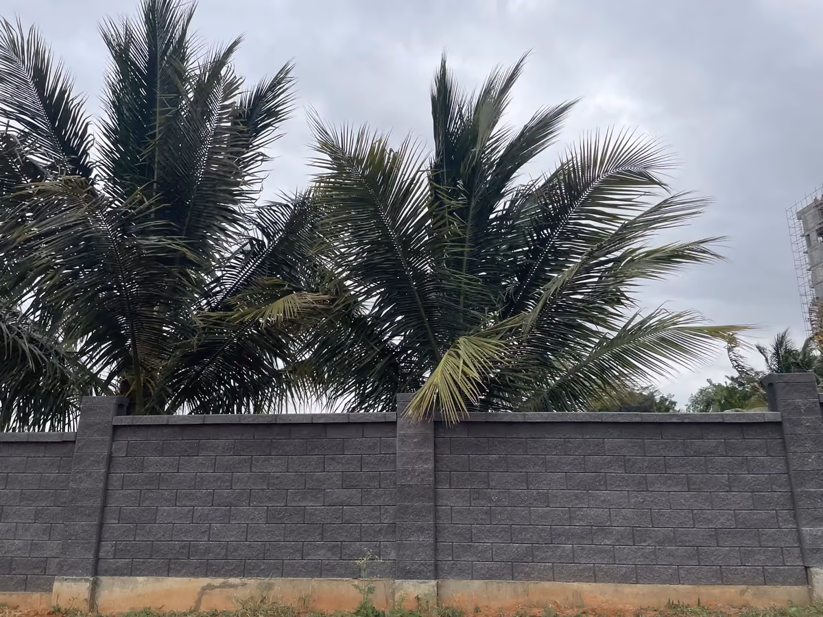 Allan Blocks Fence System @ Ruchira Villas, Bengaluru