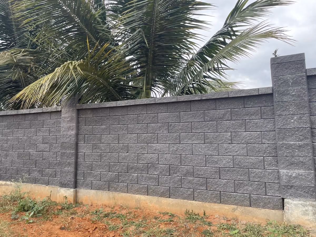 Allan Blocks Fence System @ Ruchira Villas, Bengaluru