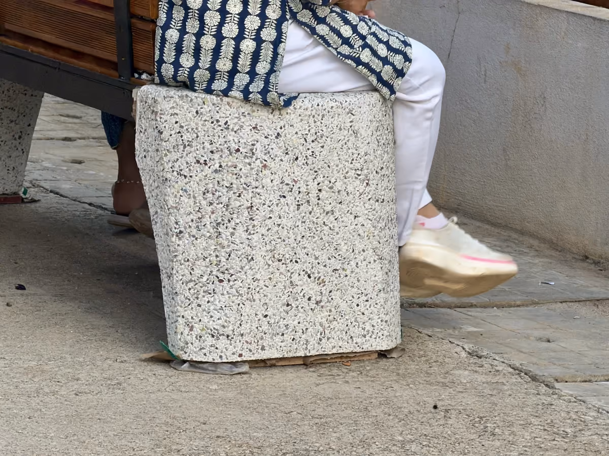 Concrete Bench @ Sanky Tank, Bengaluru