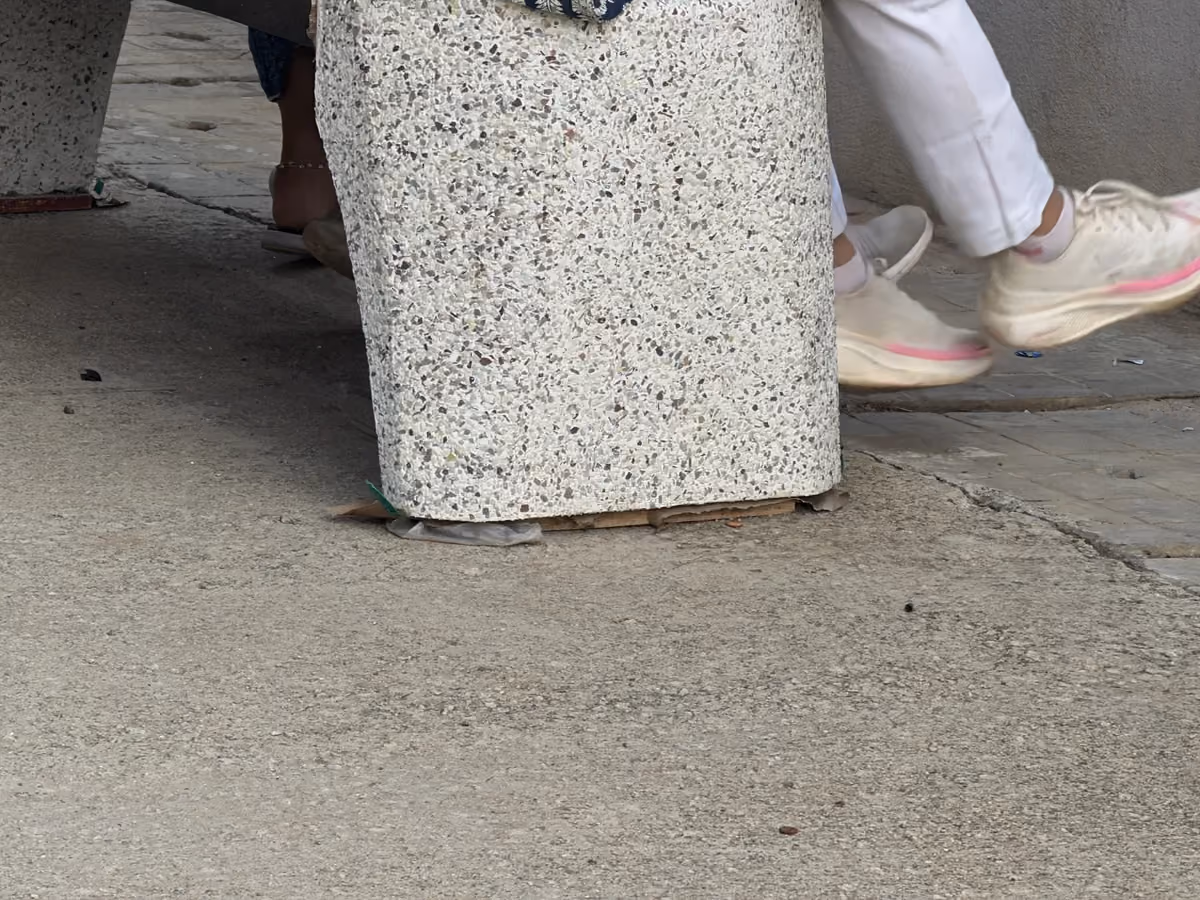 Concrete Bench @ Sanky Tank, Bengaluru