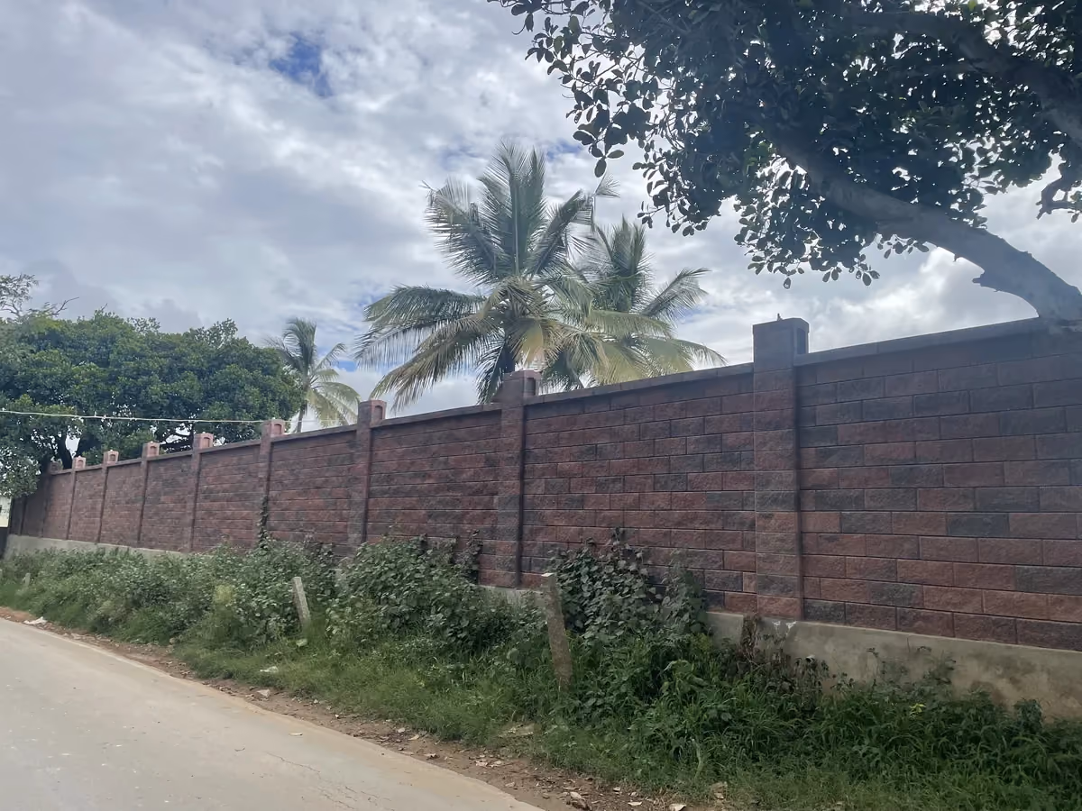 Allan Blocks Fence System @ Shivakumar Farmland, Bengaluru