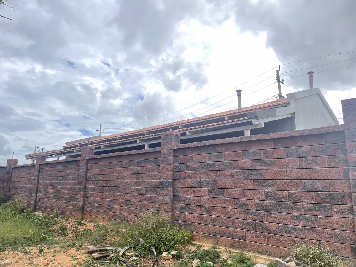 Allan Blocks Fence System @ Shivakumar Farmland, Bengaluru