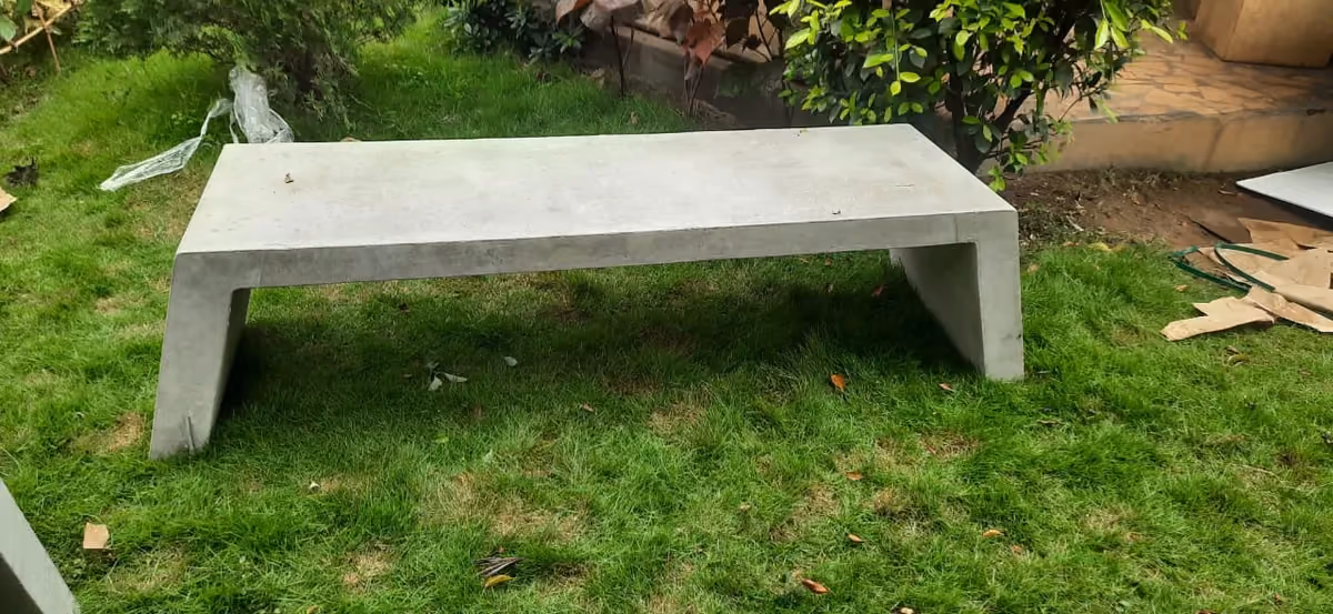 Concrete Bench @ Total Environment Office, Bengaluru
