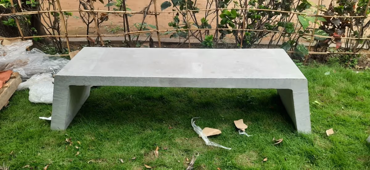 Concrete Bench @ Total Environment Office, Bengaluru