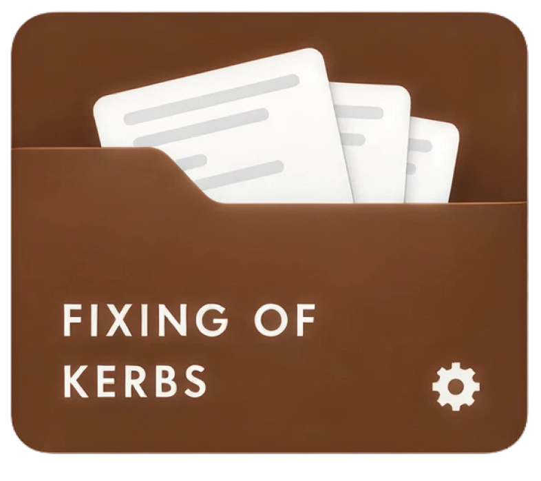 Fixing of Kerbs