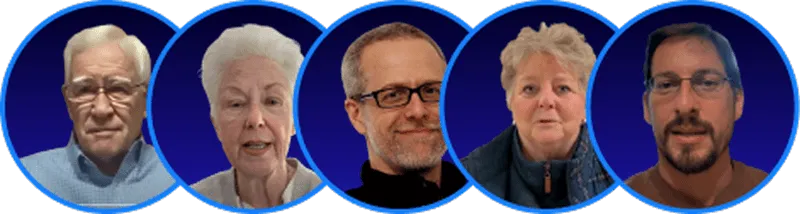 Decentralized masters members avatars stacked side by side