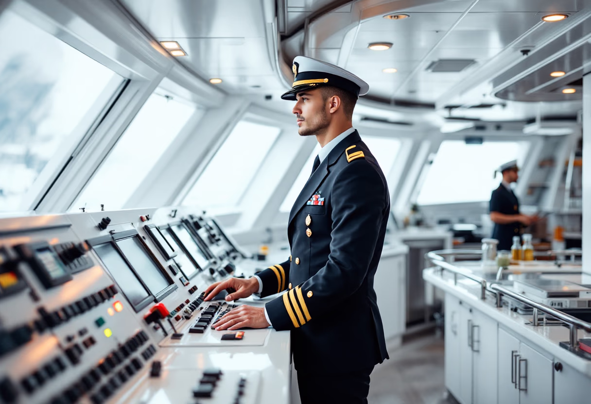 [team] image of individual team member for a maritime service