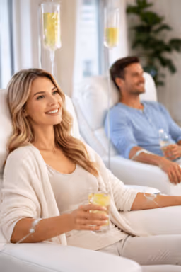 Medical professional administering IV Therapy in Las Vegas at Concierge Wellness & Aesthetics to support hydration, energy, and overall wellness.
