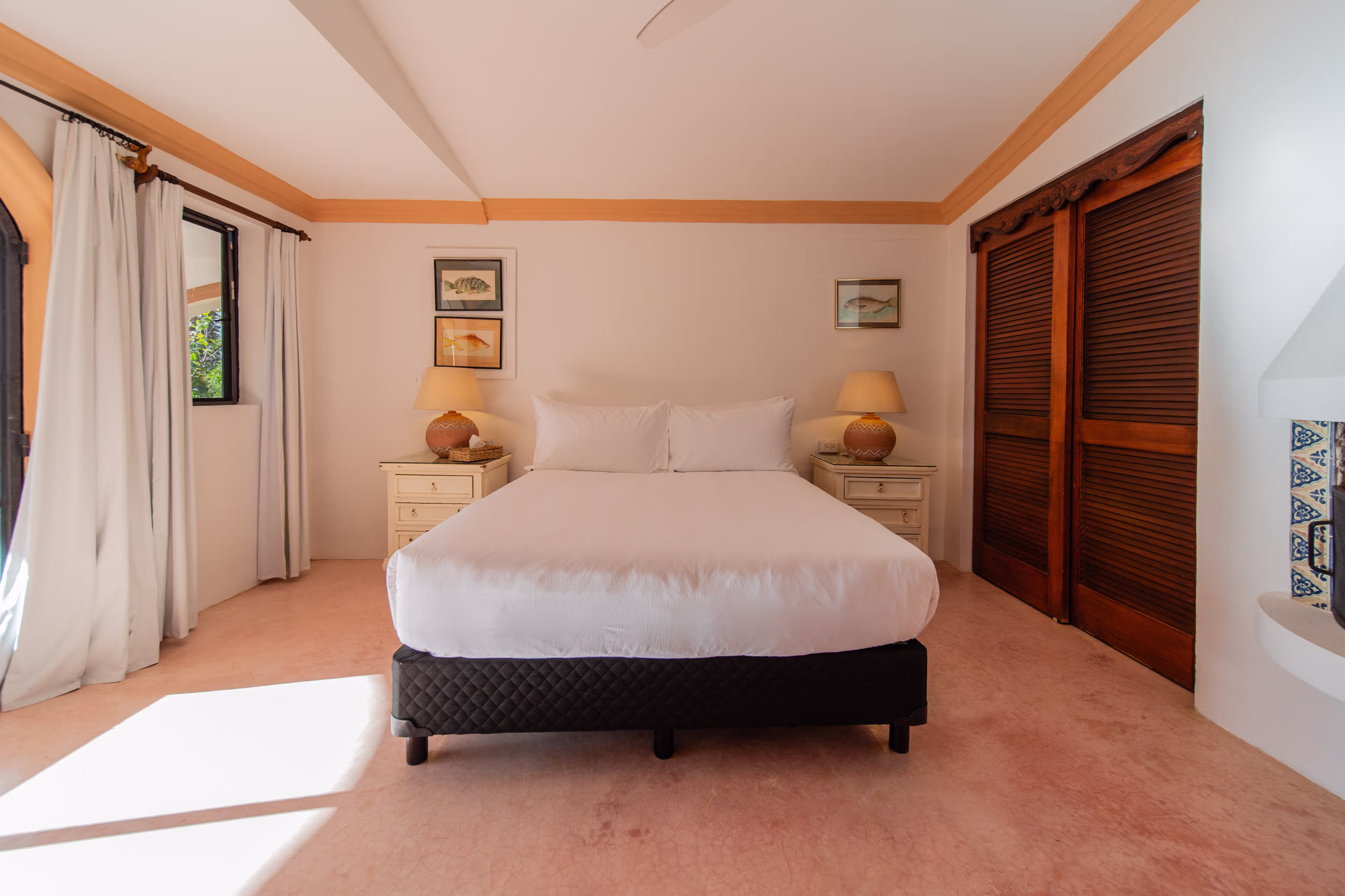 Casa Refugio features two bedrooms, a fireplace, and a private garden in a serene, artisanal Baja setting.