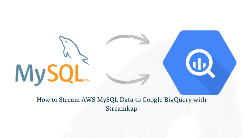 How to Stream AWS MySQL Data to Google BigQuery with Streamkap