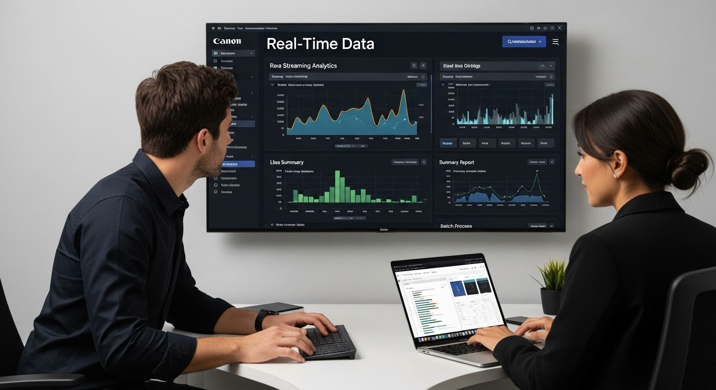 batch streaming workflow real-time