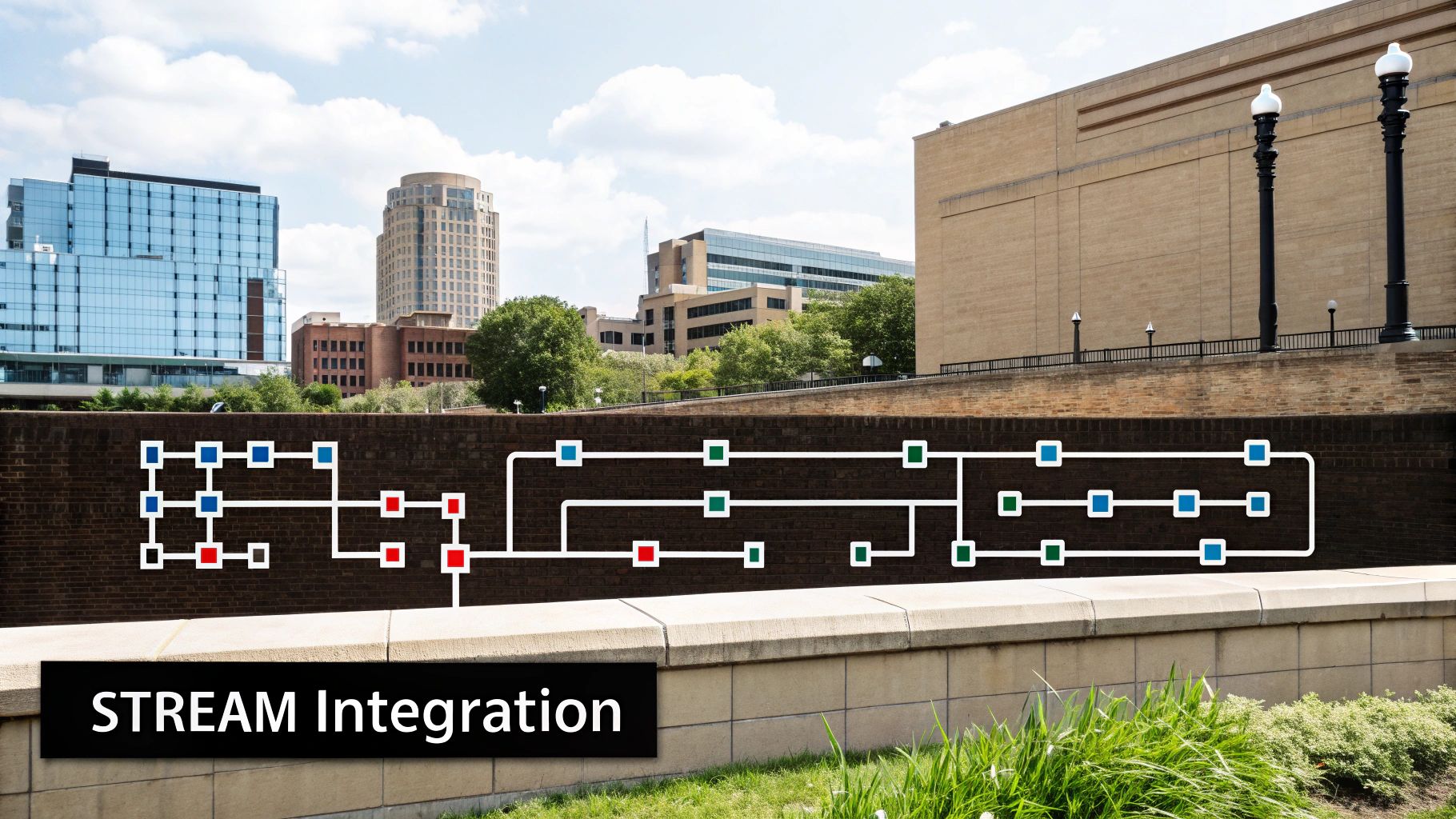 Diagram showing a data pipeline with CDC streaming data from a source database to Neo4j
