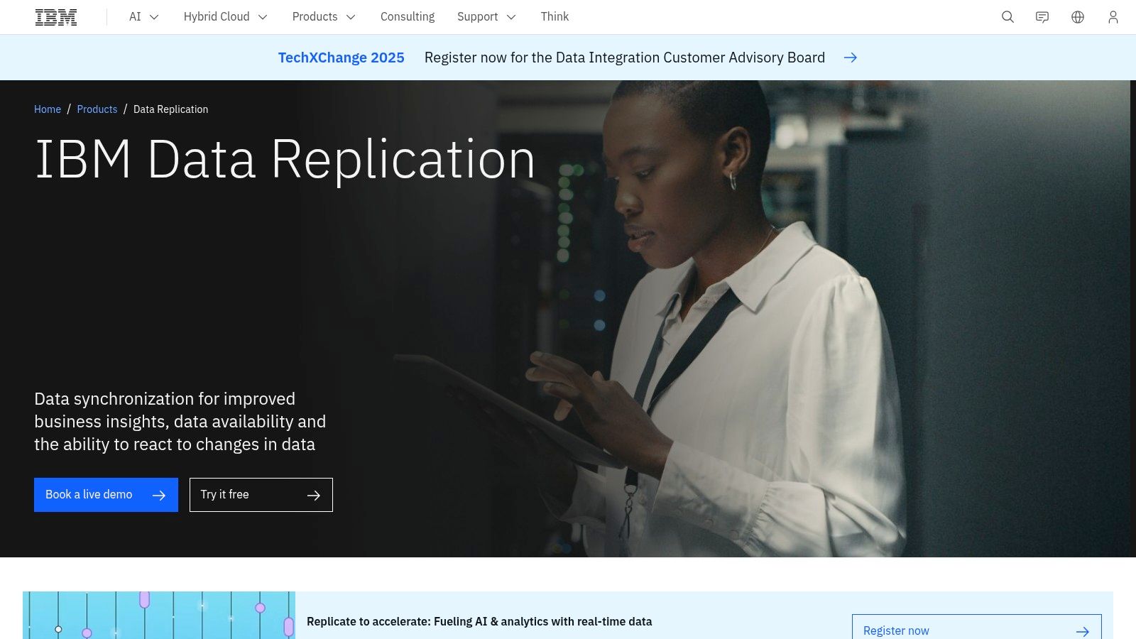 IBM Data Replication (InfoSphere/IBM Data Replication)
