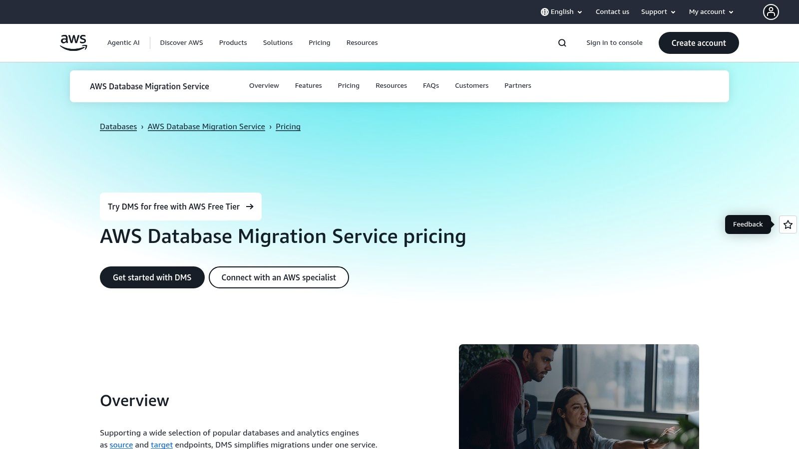 AWS Database Migration Service (AWS DMS)