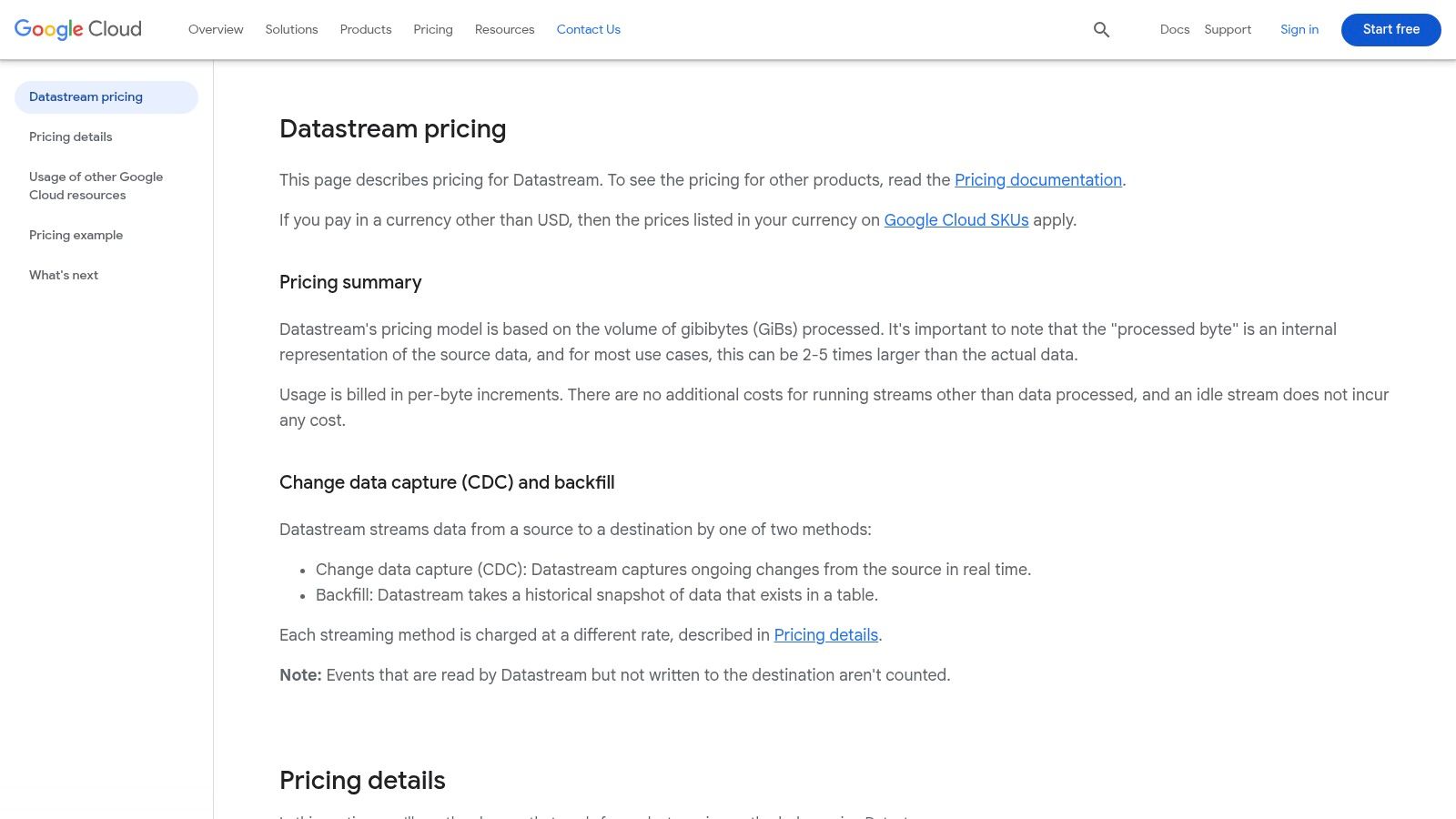 Google Cloud Datastream (GCP)