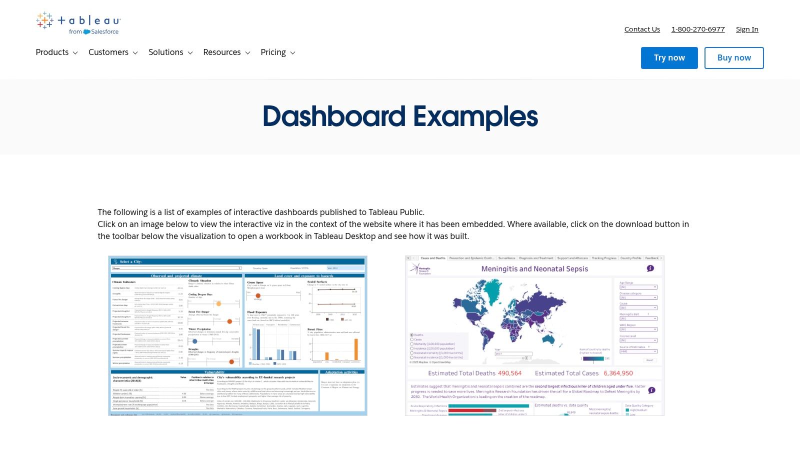 Tableau – Dashboard Examples and Public Gallery