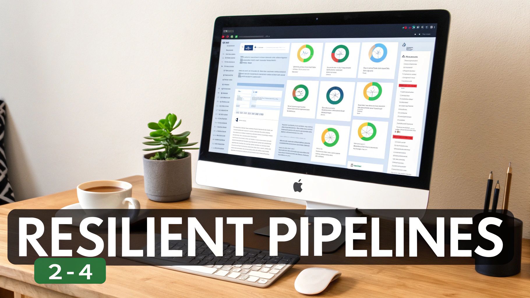 A person inspecting a series of interconnected pipes, symbolizing data pipeline maintenance.