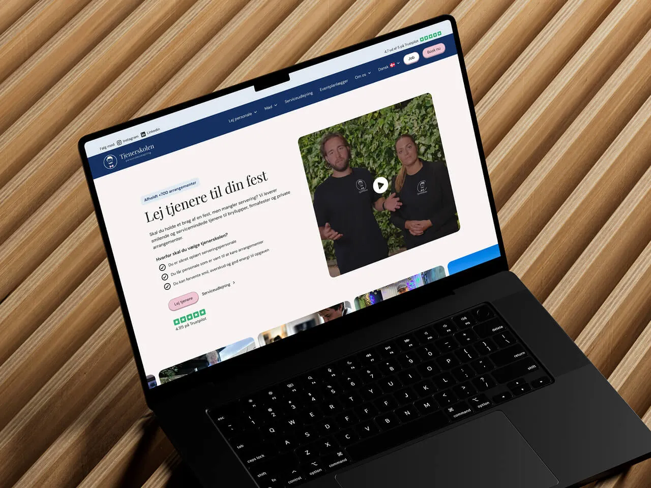 Tjenerskolen hjemmeside