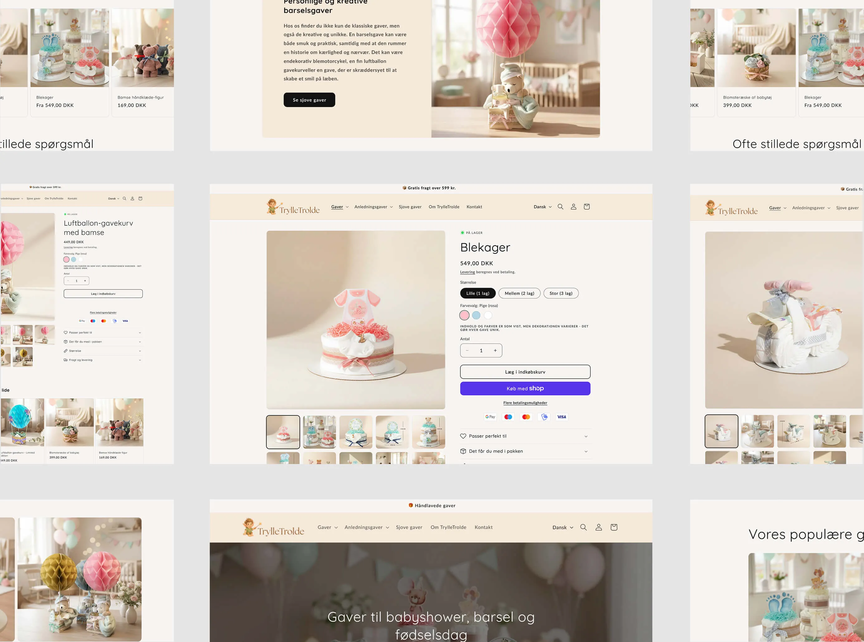 Udvikling af Shopify webshop.