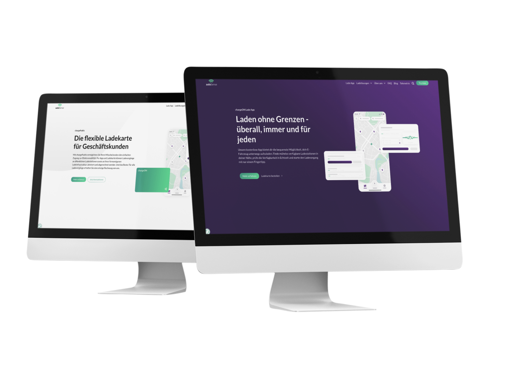Digitaler Auftritt für autoSense, den Schweizer Anbieter für intelligente Ladelösungen und Flottentelematik. Vom Wechsel von WordPress auf Webflow bis zur laufenden Weiterentwicklung – umgesetzt in direkter Zusammenarbeit mit dem internen Marketingteam und der Grafikerin von autoSense.