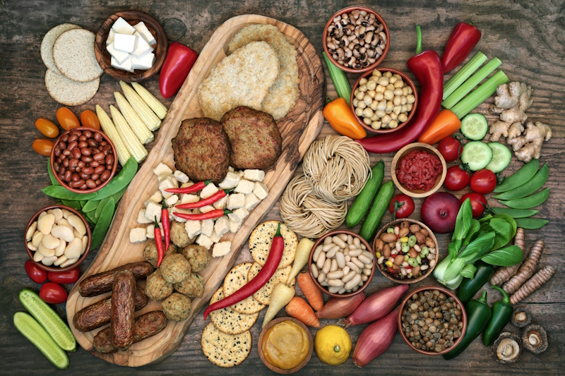 vegan and vegetarian dishes