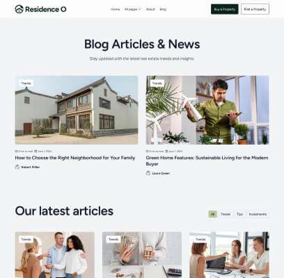 Thumb Blog V1 - Residence O - A Scaleable Real Estate Webflow Template
